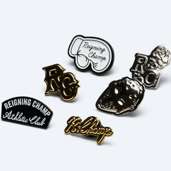 Reigning Champ Pin Set of 6 - Picture 2 of 5